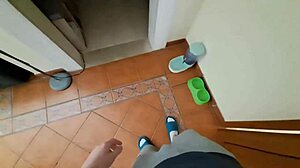 Latina Maid with Creamy Pussy Seduced by Massage