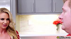 beautiful busty milf wife phoenix marie feels intense pleasure roleplaying with her hubby