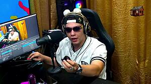 The Young Privacy Girl Evaluates Ruans Dick And Strips In The Delightful Podcast With Luuh Barbosa