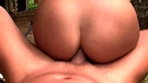 Bratty asian step-daughter gets ass and pussy double penetrated