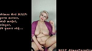 Very beautiful russian milf aimeeparadise masturbates to order with big pussy lips 😍