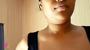 Indian desi dancer Agni performs hot strip tease in hotel