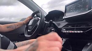 Uber Woman on Trip Gives Ass, He Cums Inside