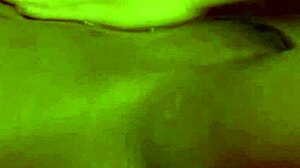 She's massaging her wet pussy while enjoying the moment