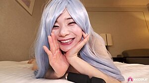 asian slut ringo fuji fingers her wet pussy with sex toy