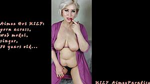 Very beautiful russian milf aimeeparadise masturbates to order with big pussy lips 😍