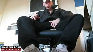 01 - prollking xxl - alpha bad guy jerks off huge cock in sneakers and socks