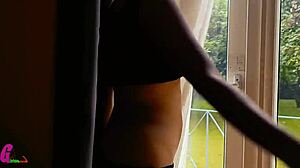 Indian desi dancer Agni performs hot strip tease in hotel