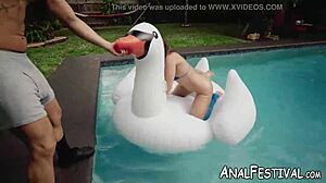 charley hart, your natural tits babe, get drilled intensely by the pool