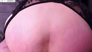 Pov doggy style hot couple fuck in lingerie