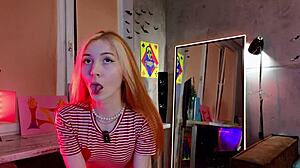 Girl In Beautiful Lingerie Models For The Camera