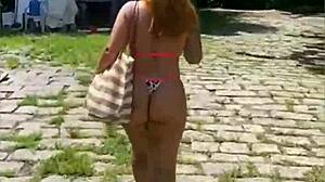 Three beauties enter the forest for naughty pussy play