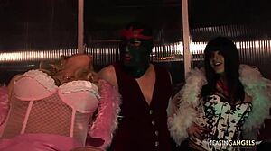 Three stunning chicks love sharing some hard dicks!