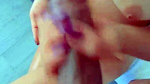 Tanned College Desis Blowjob And Creampie