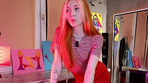 Girl In Beautiful Lingerie Models For The Camera