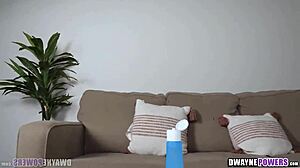 ebony foot model with large soles let me massage her big booty