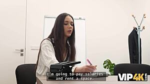 My first intriguing experience with an office glory hole setup in a professional environment