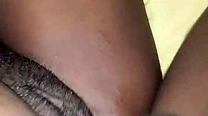 Monster Cock Drills Tight Ebony Pussy