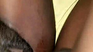 Monster Cock Drills Tight Ebony Pussy