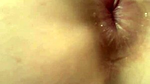 horny teen 18+ neighbor girl makes a gape fucks her ass and cum with a squirt close up view hd video