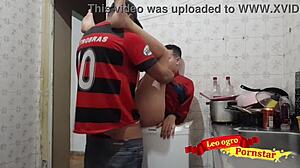 Trans Friend Takes Pussy Creampie