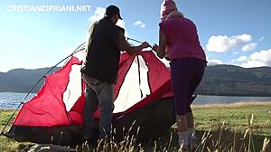 forest guide fucks girlfriend doggystyle outdoors 😍