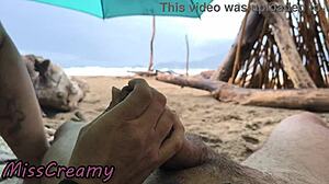 Did you see that stormy beach handjob?