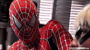 avengers parody scene with lexi swallowing deep