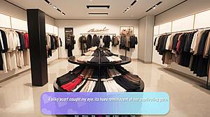 corlan acts as naughty girlfriend with shaved pussy and big tits 😏