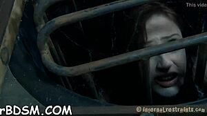 Gagged And Tied Up Bondman Feels Vibrator Gratification Under Femdom Domination