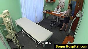 hairy babe gets banged by doctor 😏