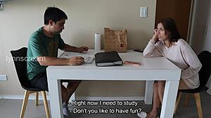 Best friend's boyfriend cums in my ass!