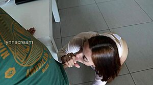 Best friend's boyfriend cums in my ass!