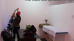 Nurse Caught Decorating Doctor's Office In Hospital Getting Sexy Hot