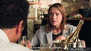 The intense pleasure builds as stefany kyler and lia lin ride jason luv's massive bbc together