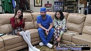 Dr. Tampa Conducts Solana's First Gyno Exam, Including Spreading and POV in Florida