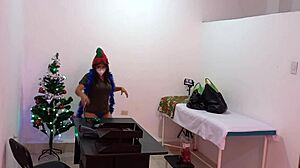 Nurse Caught Decorating Doctor's Office In Hospital Getting Sexy Hot