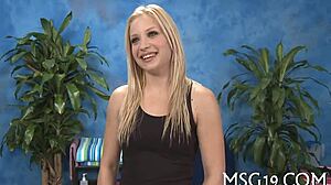 Masseuse Enjoys Detailed Insertion of One-Eyed Monster