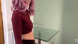 step mom lands on hard dick during yoga accident