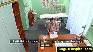 hairy babe gets banged by doctor 😏