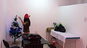 Nurse Caught Decorating Doctor's Office In Hospital Getting Sexy Hot