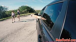 Teen experiences BDSM at the horror hostel.