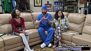 Dr. Tampa Conducts Solana's First Gyno Exam, Including Spreading and POV in Florida