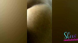 First anal without her leads to pussy creampie in amateur video