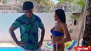 Luana Aguiar fucked me to skip the bill, and I devoured her ass and pussy 😏