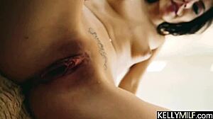 is this what i deserve for being a slut? audrey royal gets rough fucking and creampie