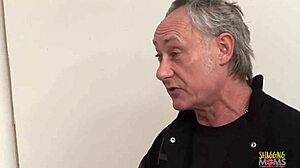 Resolve customer issues with intense threesome and blowjob from busty manager