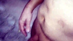 naked flashing near the road in public view