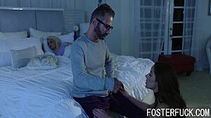 foster step daughter pleads with step dad not to tell step mom - vanna bardot