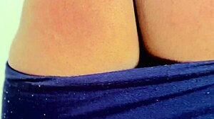 Misslili with big round beautiful ass takes a multi in her asshole.